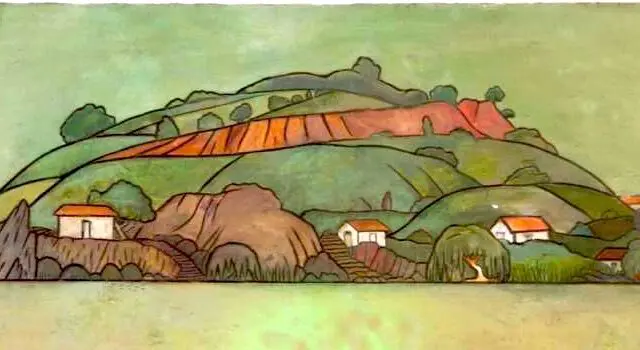 Detalles de murales de Roberto Cueva del Río