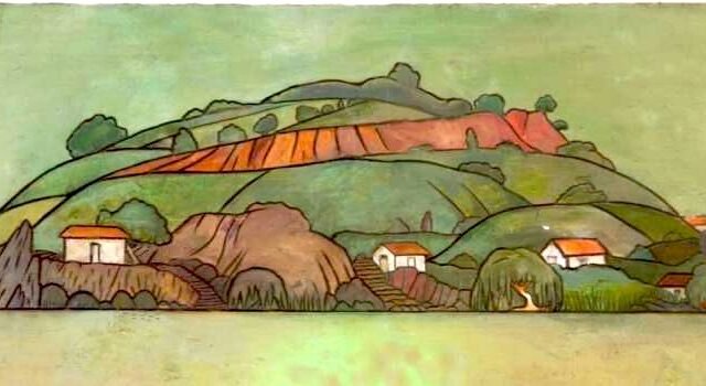 Detalles de murales de Roberto Cueva del Río