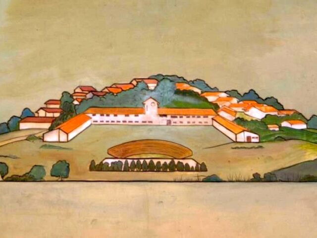 Detalles de murales de Roberto Cueva del Río